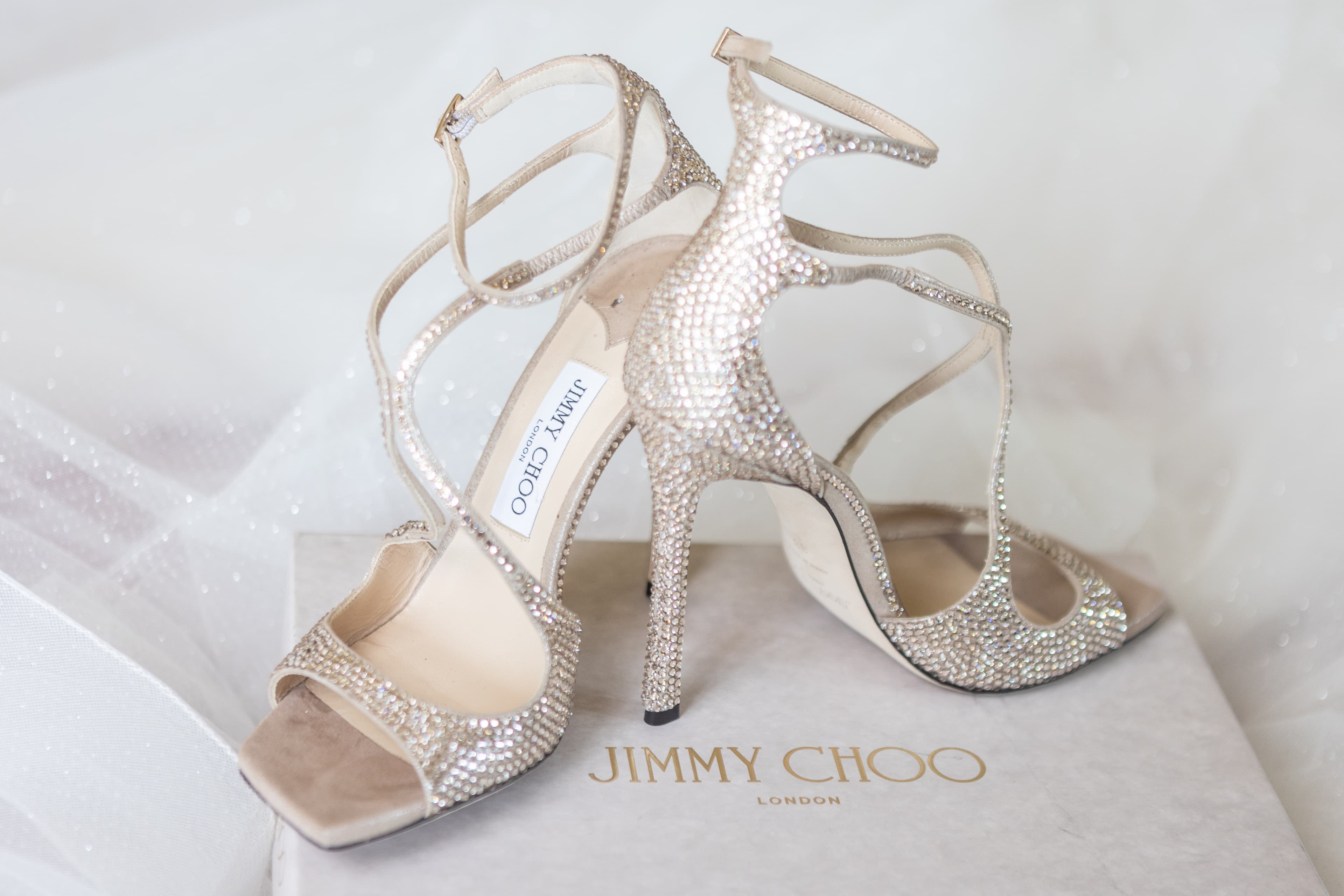 Jimmy Choo crystal shoes