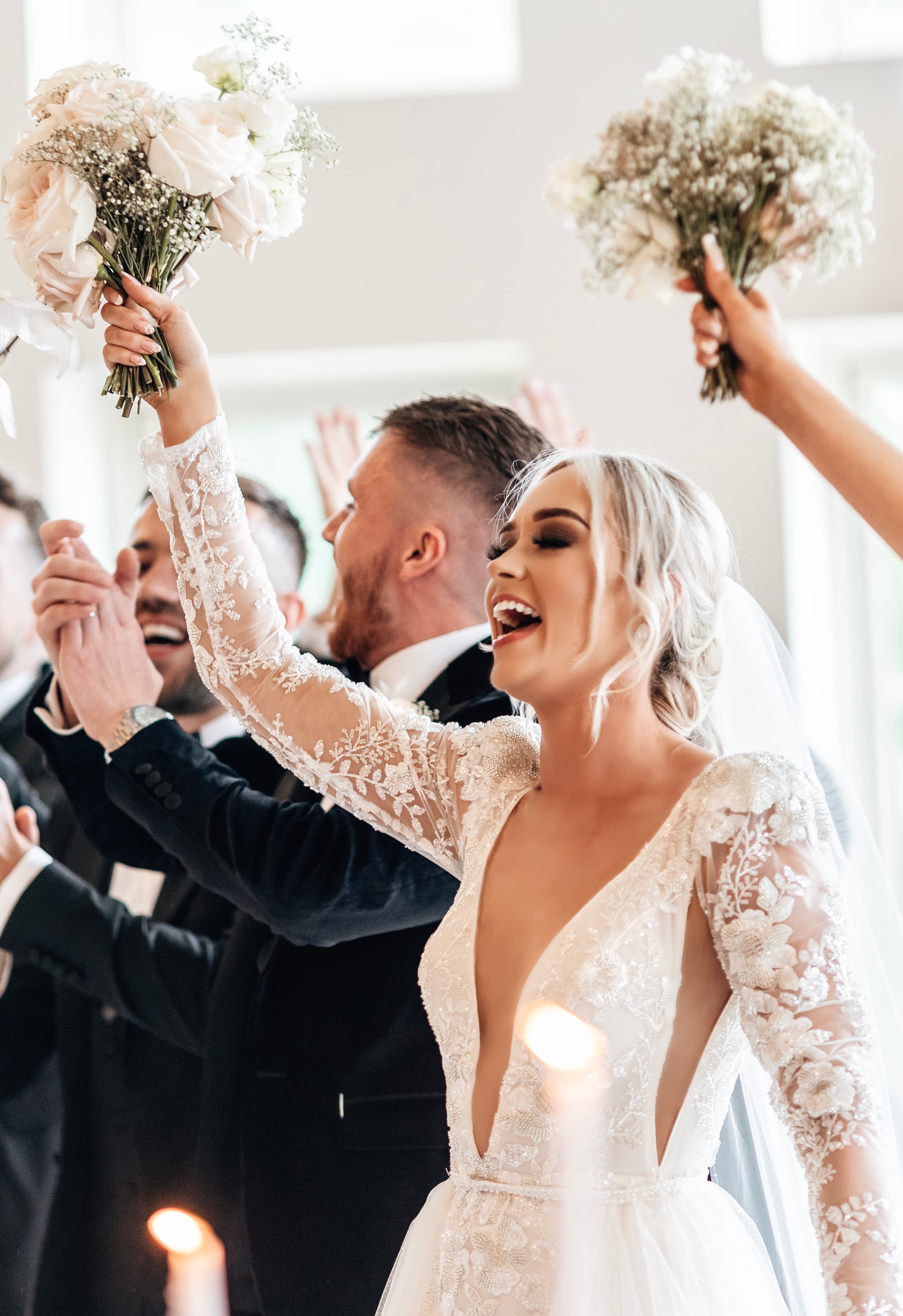 Dancing at the reception